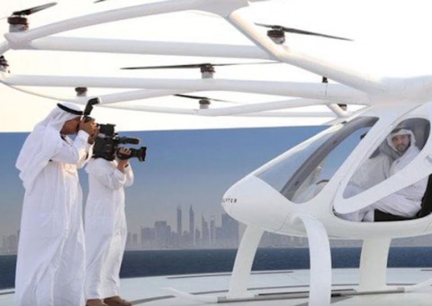 VÍDEO: 'Drone Táxi' é testado em Dubai