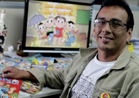 Romahs Mascarenhas, dos Estúdios Maurício de Sousa faz workshop de cartoon no Impact Hub