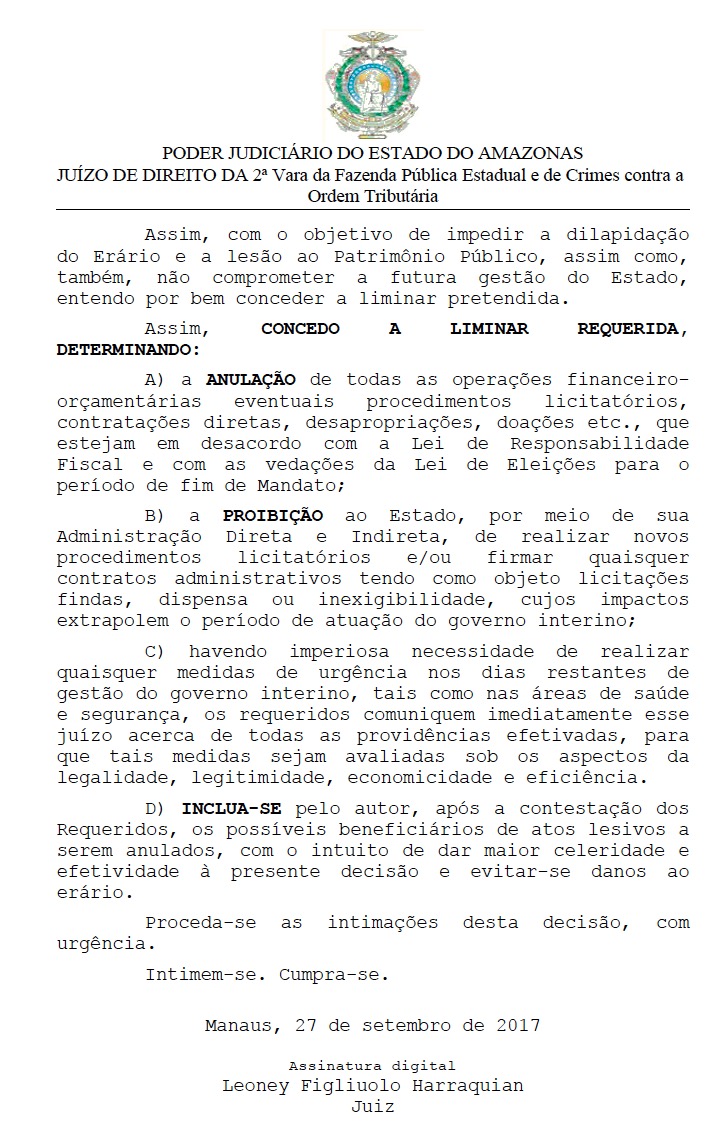 Justiça proíbe David Almeida de continuar gastança