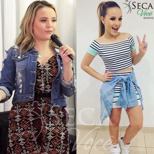 Larrissa Manoela mostra resultado após emagrecer com programa de Mayra Cardi