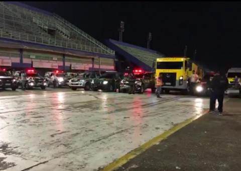 Polícia e Forças Armadas estão nas ruas para maior operação de combate ao crime em Manaus