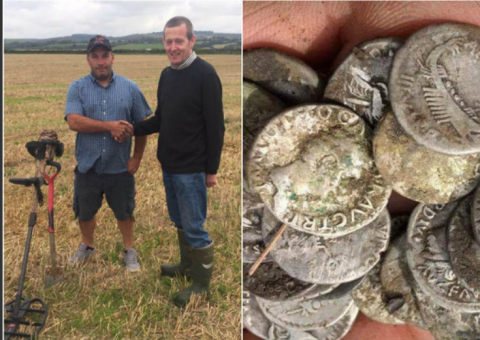 Homem encontra tesouro valioso de 2 mil anos em fazenda e fica rico