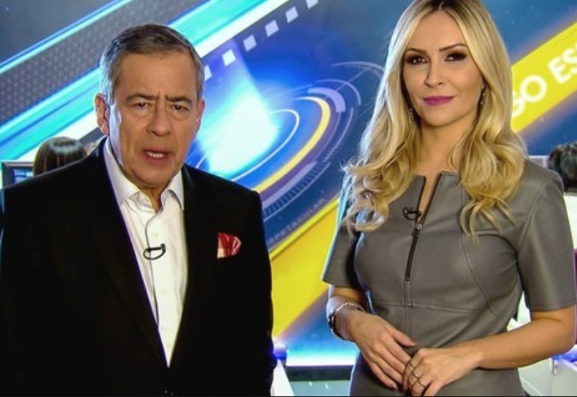 Record proíbe apresentadora de acenar no ‘Domingo Espetacular’ após confusão