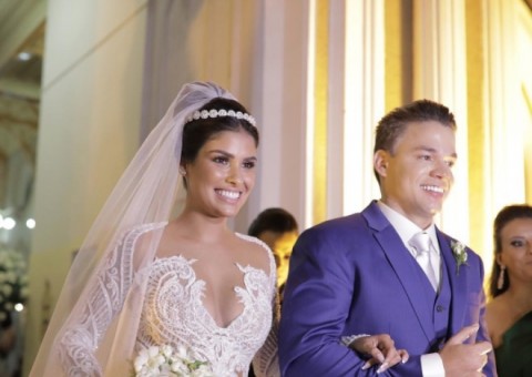 Ex-BBB Munik Nunes se casa com empresário e ele dorme na noite de núpcias 