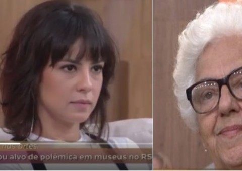 Atores da Globo se irritam e enfrentam idosa após crítica a exposição com homem nu 