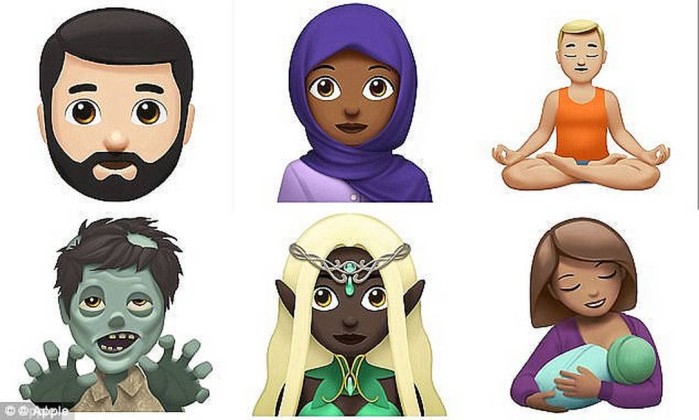 Apple lança centenas de novos emojis e novas 'carinhas' impressionam