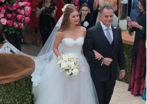 Veja primeira foto de Marina Ruy Barbosa vestida de noiva