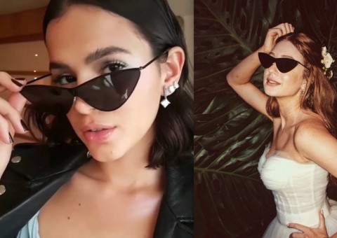 Marina Ruy Barbosa e Marquezine selam amizade em casamento e ruiva ataca de cupido para Neymar