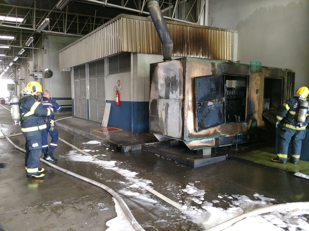 Gerador de energia causa princípio de incêndio em fábrica de Manaus