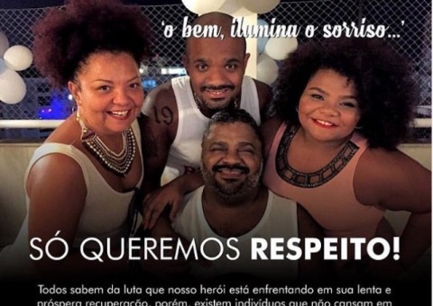 Arlindo Cruz tem foto em hospital vazada e família presta queixa