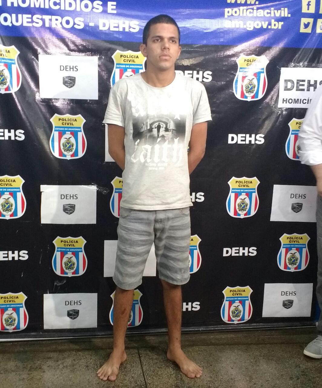 Suspeito de matar adolescente a facadas é preso em Manaus