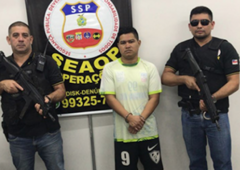 Suposto pistoleiro de facção é preso ao tentar fugir da polícia em Manaus