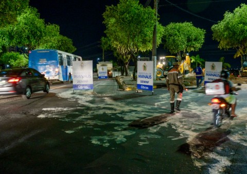 Em Manaus, alça de retorno marca início das intervenções viárias no São Jorge 
