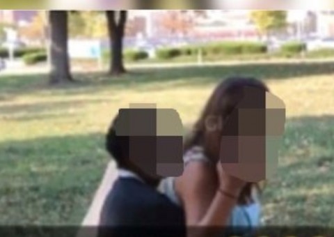 Mulher flagra marido fazendo sexo no banco da praça em plena luz do dia 