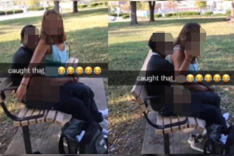 Mulher flagra marido fazendo sexo no banco da praça em plena luz do dia 