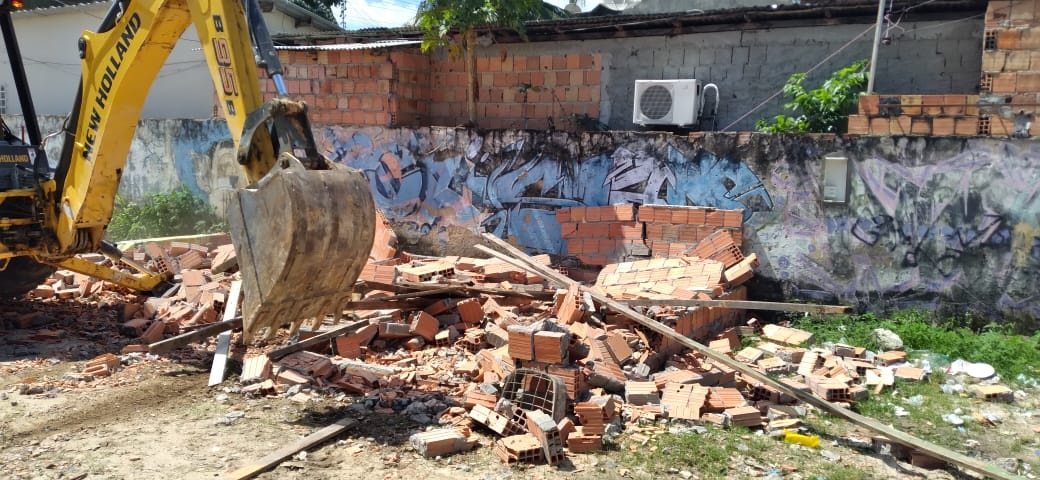 Em 6 meses, 16 construções irregulares foram demolidas em Manaus
