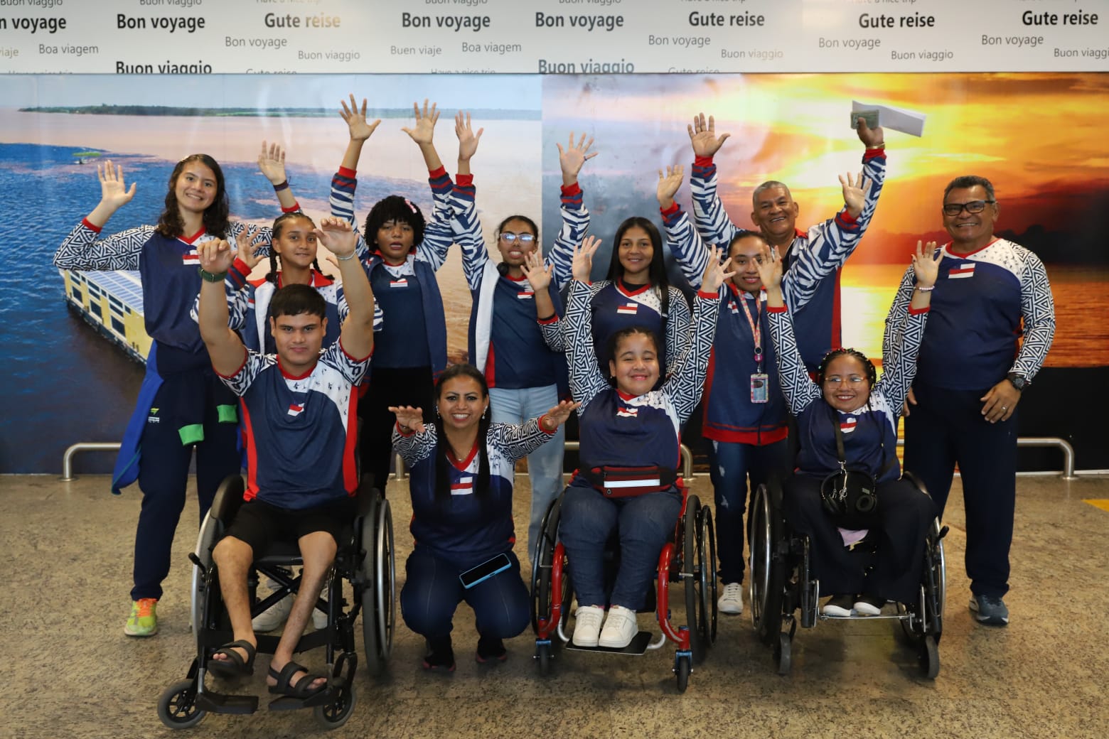 Delegação amazonense embarca para Paralimpíadas Escolares, em São Paulo