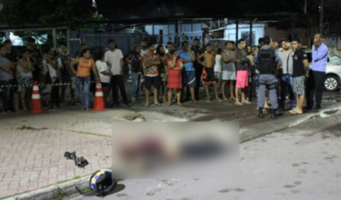 Duas pessoas morrem e um fica ferido em grave acidente em avenida de Manaus