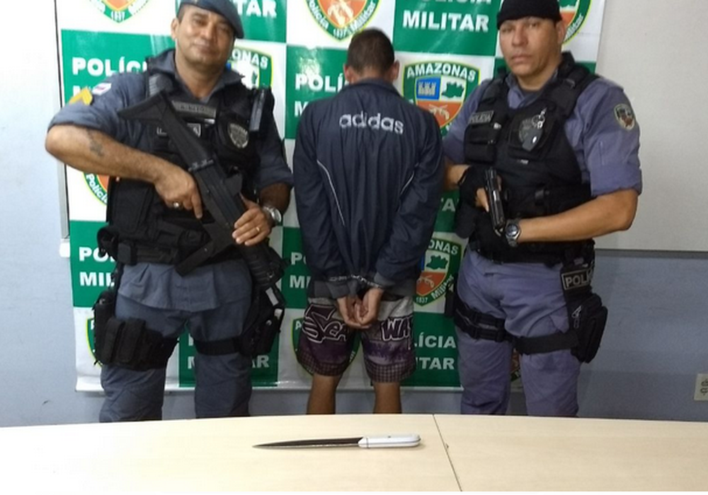 Armado com facão, adolescente é apreendido suspeito de tentar assaltar rota do Distrito em Manaus