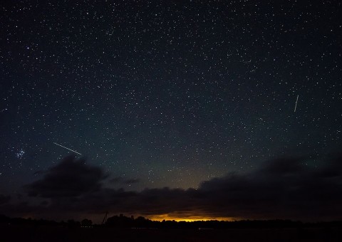 Chuva de meteoros será visível em todo o país neste fim de semana 