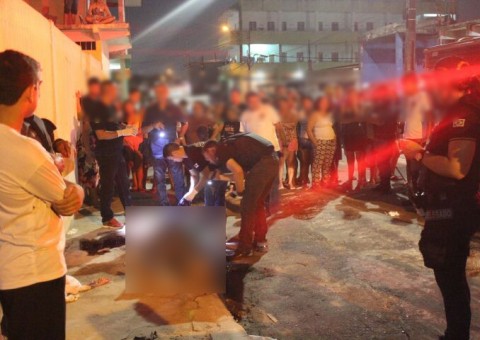 Corpo de homem com tiro no pescoço é encontrado em rua de Manaus