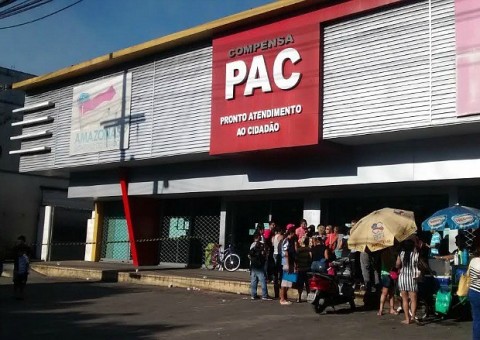 PAC da Compensa é invadido e depredado por criminosos em Manaus