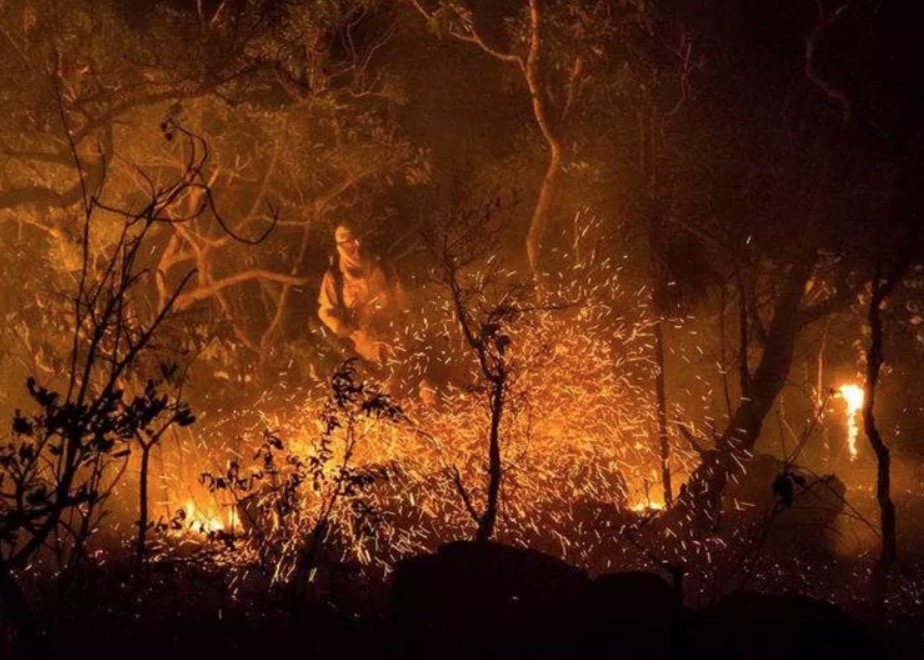 Incêndio já atingiu 22% do Parque Nacional da Chapada dos Veadeiros