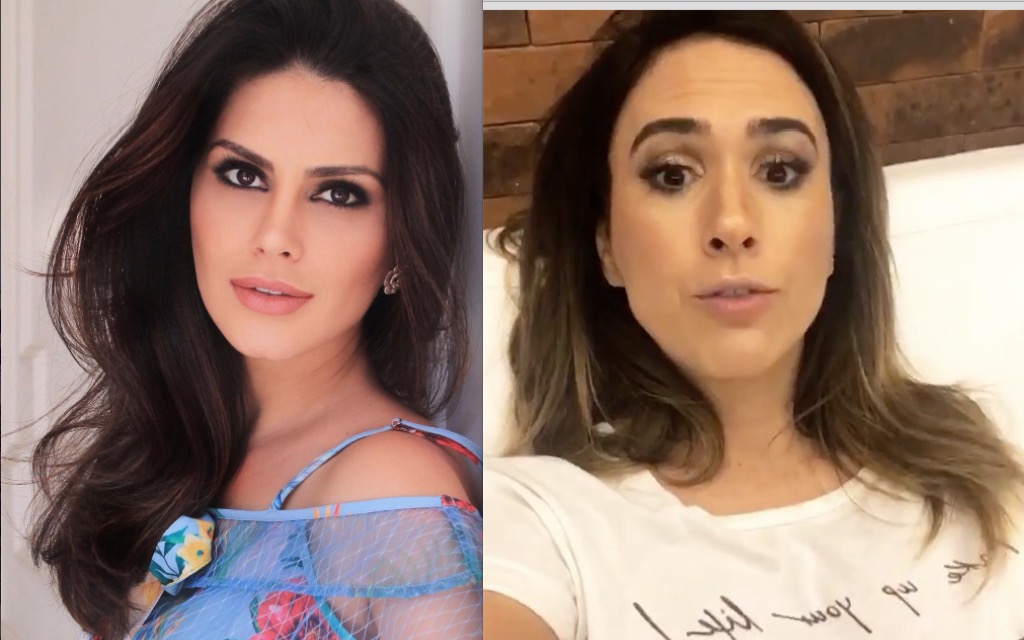 Tatá Werneck dá resposta após ter piada detonada por esposa de KLB