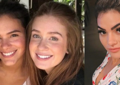 Kelly Key choca com TBT ao lado de Bruna Marquezine e Marina Ruy Barbosa