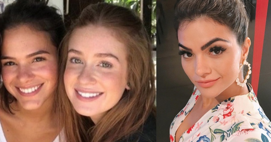 Kelly Key choca com TBT ao lado de Bruna Marquezine e Marina Ruy Barbosa