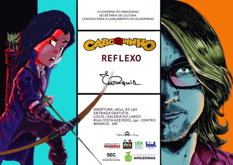 Artista amazonense lança livro em quadrinhos ‘Caboquinho Reflexo' 