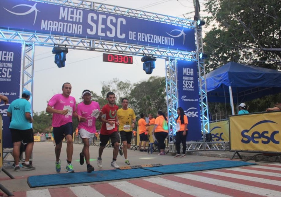 Sesc AM realiza Meia Maratona de Revezamento neste sábado