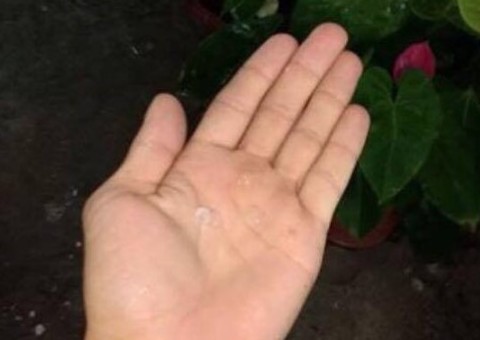 Manaus recebe saraivada de granizo durante tempestade e causa estragos