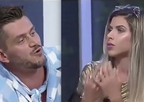 Ana Paula joga a real na cara de Marcos e cita ex-bbb Emilly