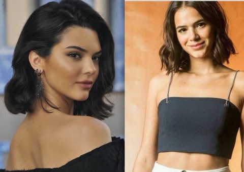 Irmã de Kim Kardashian é confundida com Bruna Marquezine