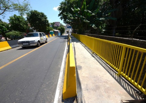 Ponte no bairro Nova Esperança é inaugurada e está liberada para o tráfego