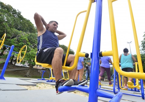 Prefeitura entrega mais uma academia ao ar livre na Compensa