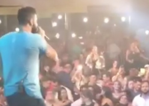 Tiros causam pânico em show de Gusttavo Lima durante briga de PM
