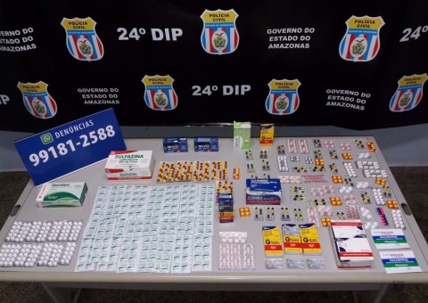 Homem é preso em flagrante por venda ilegal de remédios em Manaus