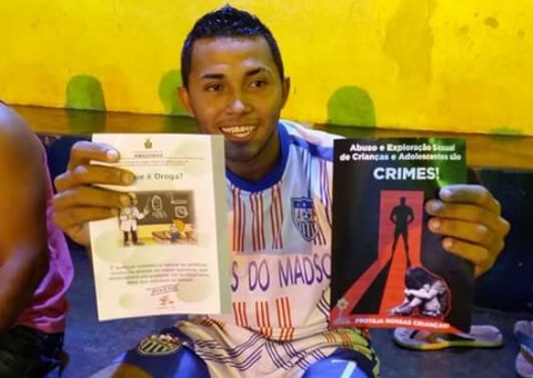 Cacau Pirêra recebe ação de prevenção à violação de direitos contra criança, adolescentes, mulheres e idosos 