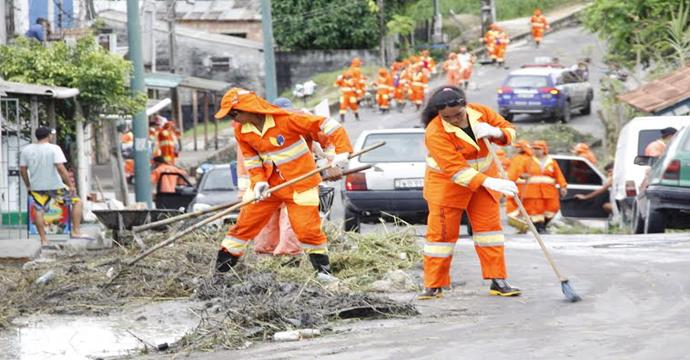 Campos Sales recebe mutirão de limpeza da Prefeitura