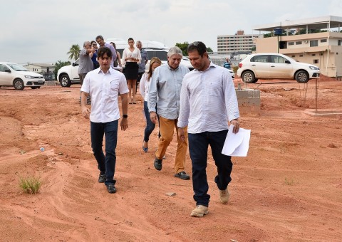 Suhab realiza vistoria técnica na área do Igarapé da Cachoeira Grande