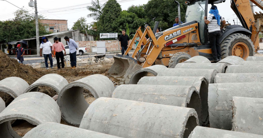 Obra de drenagem melhora qualidade de vida de moradores em Manaus