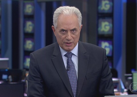 Afastamento de William Waack é comemorado nos bastidores da Globo