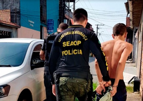 Foragido do Compaj é recapturado em Manaus 10 meses após fuga em massa