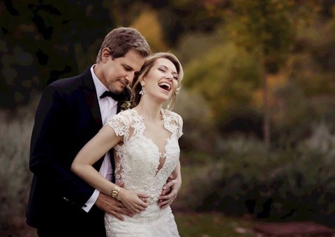 Veja fotos do casamento secreto de Edson Celulari e Karin Roepke