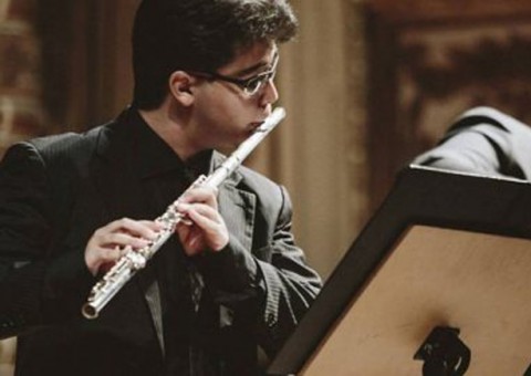 Rodrigo Acioli faz recital de flauta transversal neste fim de semana