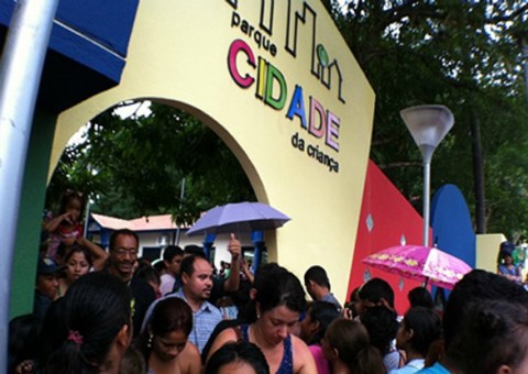 Parque da Criança é opção de lazer no fim de semana com mega programação