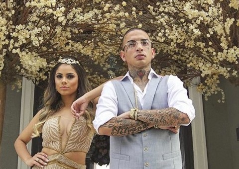 Lexa posta fotos de noivado luxuoso com MC Guimê e look divide opiniões