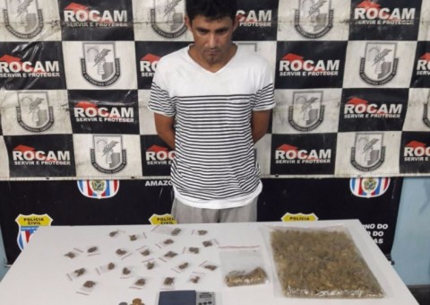 Homem preso em flagrante com maconha revela que fazia ‘delivery’ para universitários
